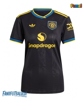 Manchester United Tricou Fotbal Replică 2025-26 Femei Treilea